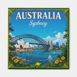 Imã 🌏 Sydney Austrália Memória Do Porto 🌏