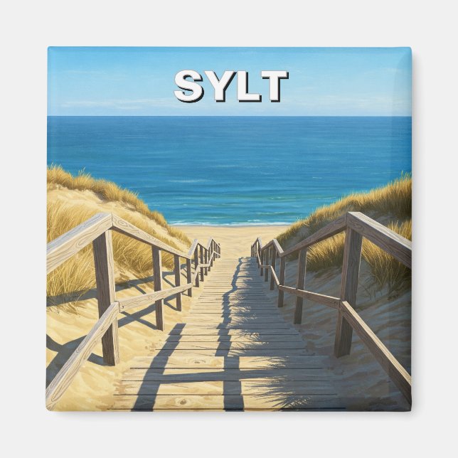 Imã Sylt Alemanha Viagem (Frente)