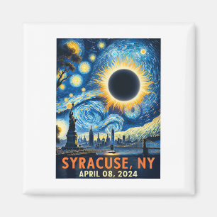 Imã Syracuse New York Total Solar Eclipse 2024 Starry