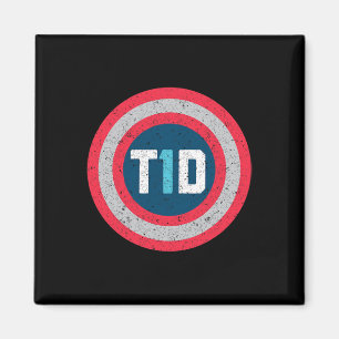 Imã T1d Homens com Sensibilização para a Diabetes Tipo