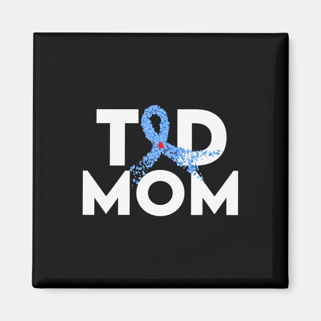 Imã T1D Mãe Tipo 1 Sensibilização para a Diabetes Famí (Frente)