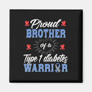 Imã T1d Sensibilização do Irmão Orgulhento Diabetes Ti