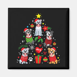Imã T Bull American Staffordshire Presente de Natal Pa