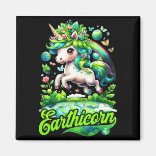 Imã T Camisa Unicórnio Terra Dia das Crianças Meninas