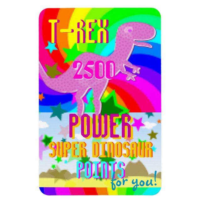 Ímã T-Rex 2500 Power Super Dino Points Magnet para voc (Vertical)