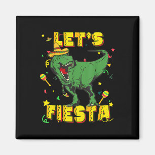 Imã T Rex Cinco De Mayo Shirt Tyrannosaurus Dinosaur L