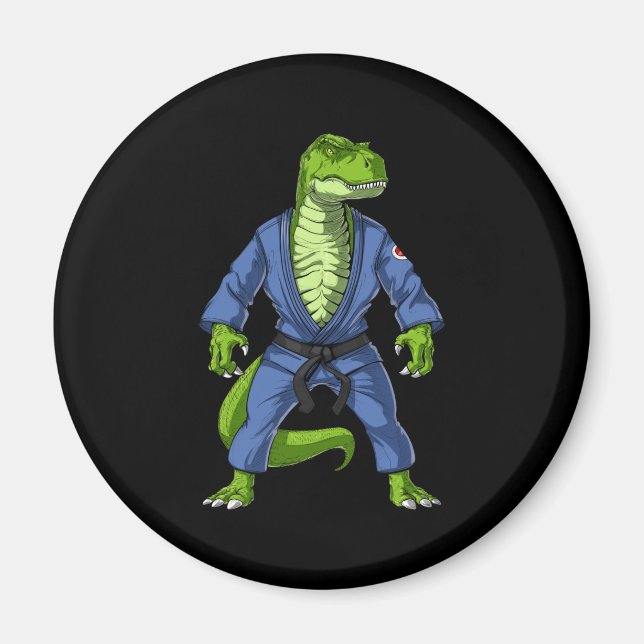 Imã T-Rex Dinosaur Jiu-Jitsu (Frente)