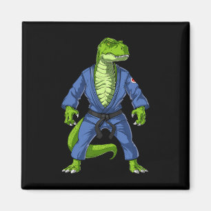 Imã T-rex Dinossaur Jiu-jitsu Judo Ninja Artes Marciai