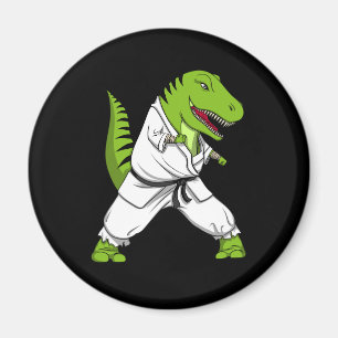 Imã T-Rex Dinossaur Ninja Artes Marciais Karate