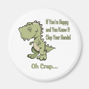 Imã T-Rex feliz