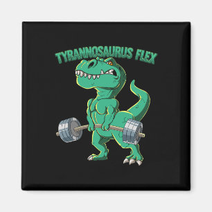 Imã T-rex Gym Bodybuilding Tyrannosaurus Flex