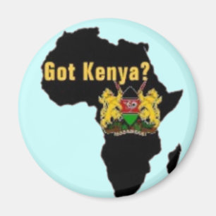 Imã T-shirt da bandeira de Kenya e etc.