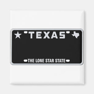Imã T-Shirt da Placa de Licença do Texas