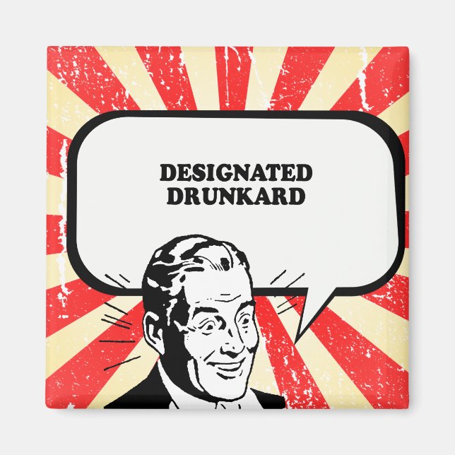 Imã T-shirt DRUNKARD DESIGNADA (Frente)