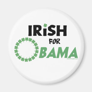 Imã T-shirt e ganhos de Obama do irlandês