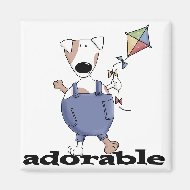 Imã T-shirt e presentes adoráveis do cão (Frente)