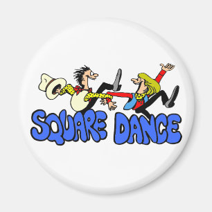 Imã T-shirt e presentes da dança quadrada
