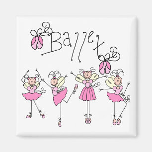 Imã T-shirt e presentes do balé