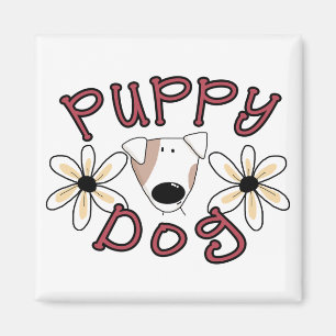 Imã T-shirt e presentes do cão de filhote de cachorro 