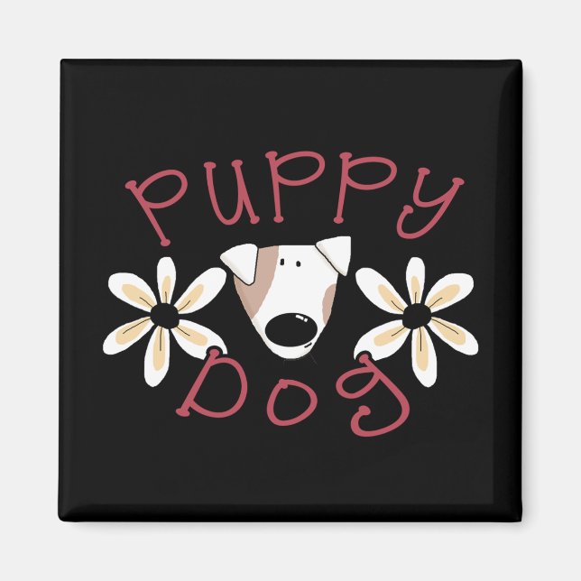 Imã T-shirt e presentes do cão de filhote de cachorro  (Frente)