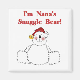 Imã T-shirt e presentes do urso do Snuggle de Nana