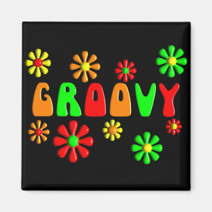 Imã T-shirt e presentes Groovy dos anos 70