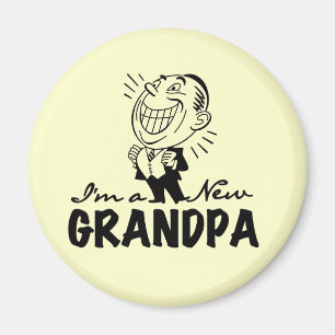Imã T-shirt e presentes novos de sorriso do vovô