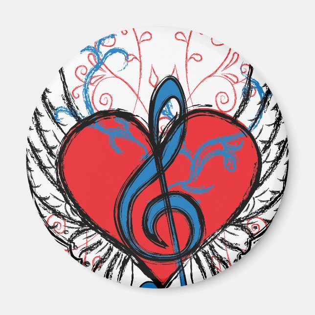 Imã t-shirt musical (Frente)