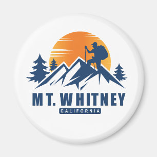 Imã T-Shirt Retro Mount Whitney Hike