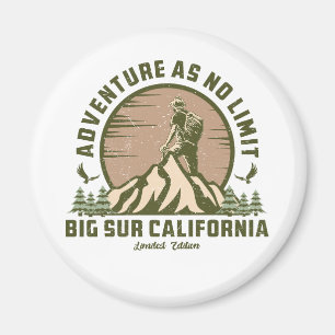 Imã T-Shirt Sunset Retro Big Sur Hike