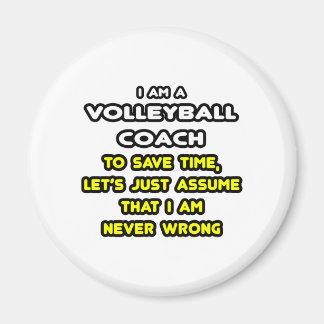 Imã T-Shirts e presentes do treinador de voleibol engr