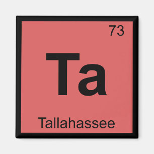Imã Ta - Símbolo de Química da Flórida Tallahassee