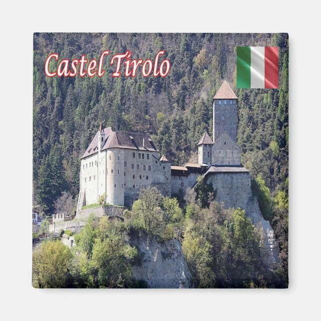 Imã TAA053 TYROL CASTLE, Trentino Alto Adige, frigoríf (Frente)