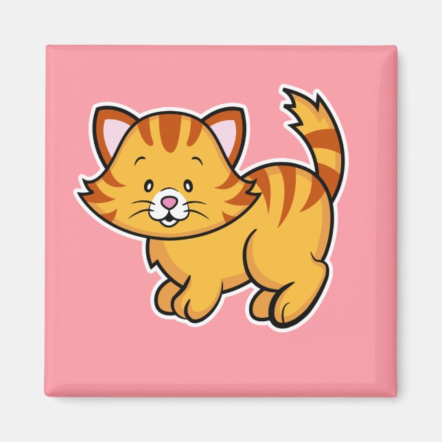 Imã Tabby Cat Magnet (Frente)