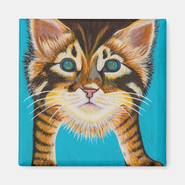 Imã Tabby Kitten (Frente)
