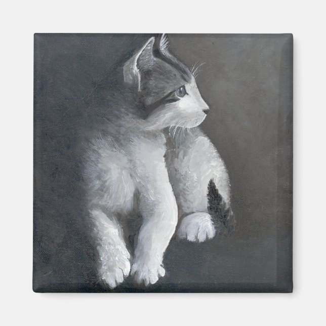 Imã Tabby Kitten (Frente)