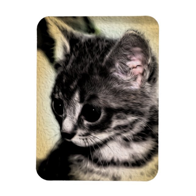 Ímã Tabby Kitten (Vertical)
