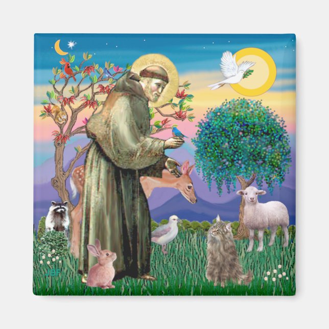 Imã Tabby Norway Forest Cat - Rua Francis (Frente)