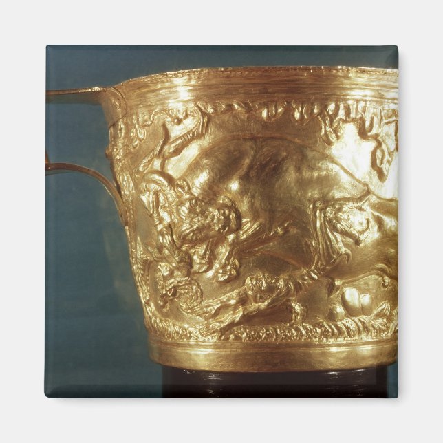 Imã Taça, representando um touro de carga (Frente)