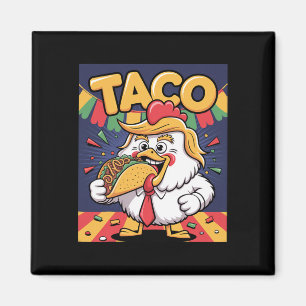 Imã Taco Engraçado Anti Trump Sempre Desiste de Frango