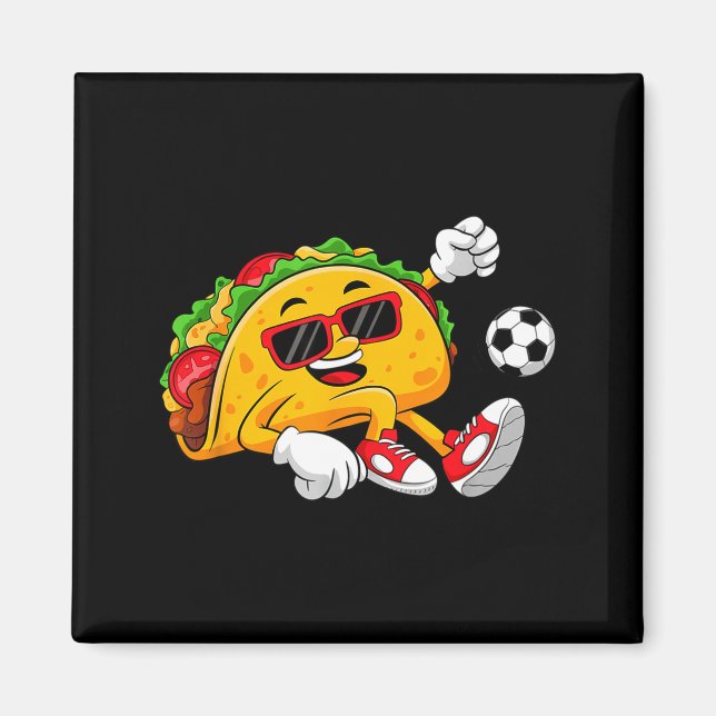 Imã Taco jogando futebol mexicano cinco de maio chapéu (Frente)
