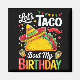 Imã Taco sobre o aniversário engraçado cinco de maio m
