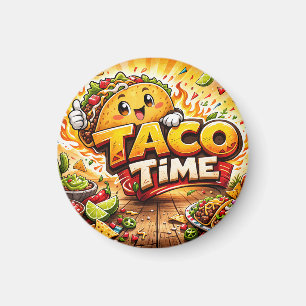 Imã Taco Time - Fiasco da Festa - Amantes de Comida