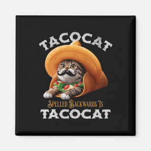 Imã Tacocat Ortografado Para Trás É Tacocat Comida Mex