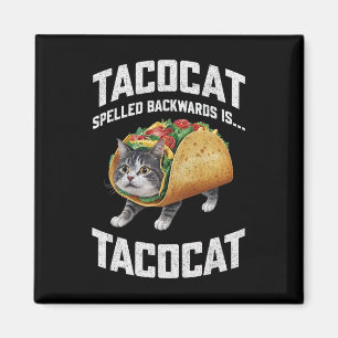 Imã Tacocat Ortografado Para Trás É Tacocat Shirt Taco
