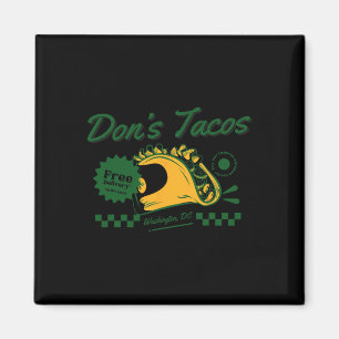 Imã Tacos de Don - Vamos Patriótico Engraçado Go Taco 