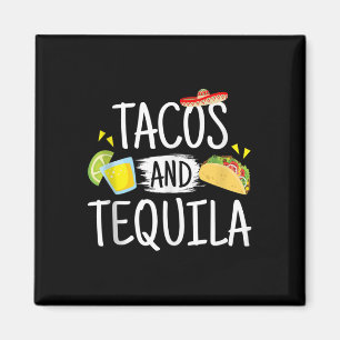 Imã Tacos Engraçados E Tequila Mexicana Sombrero Tank