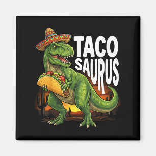 Imã Tacosaurus taco dinossauro t rex engraçado cinco d