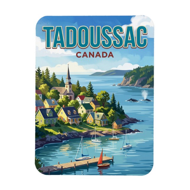Ímã Tadoussac, Quebec, Canadá Canadá (Vertical)