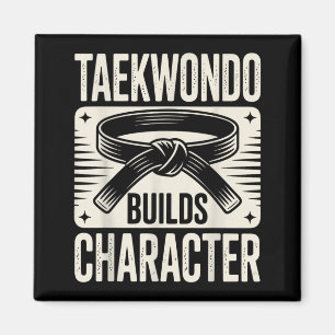 Imã Taekwondo Divertido Constrói Caráter